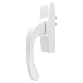 Hueck geared tilt & turn window handle (non locking version ) in white finish