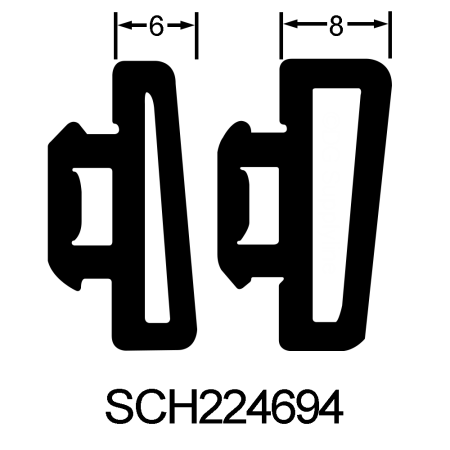 Schuco Gasket 3m Endcaps