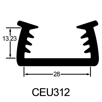 U Channel Gasket 28 13.43