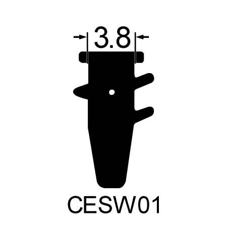 Straight Wedge Gasket 3.8