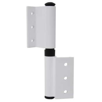 Sapa 2 part aluminium door hinge 1651 White